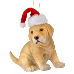 [MTX58622] Ornement: Chien avec tuque de Noël