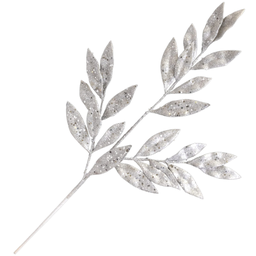 [XM-HS5001] Branche décorative: Feuille argent