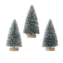 [4215597] Emballage de 3 petits sapins décoratifs