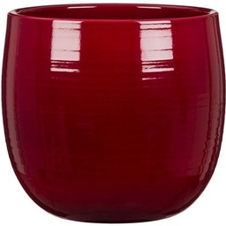 Cache-pot rouge "dark red"