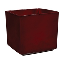 Cache-pot "dark red"