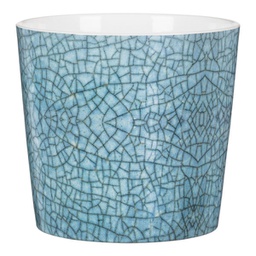 Cache-pot "azur craquele"