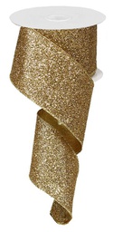 [RJ603008] Ruban doré avec paillettes