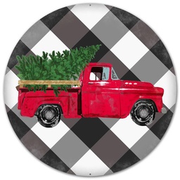 [MD0445] Ornement mural: Camion rustique