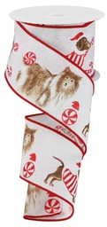 [RX438127] Ruban chiens de Noël