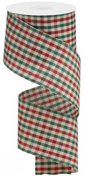 [RG010524] Ruban coloré à carreaux
