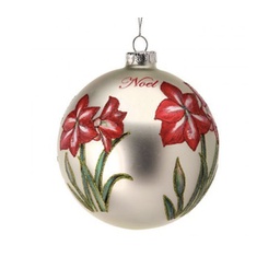 [MTX65358] Ornement : Boule de Noël amaryllis