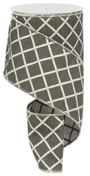 [RW7329] Ruban carreaux gris