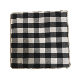 [MTX65921] Coussin à carreaux noir et blanc