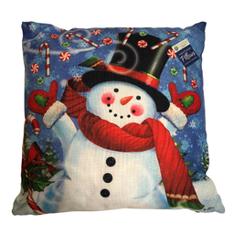 [3690] Coussin - Bonhomme de neige