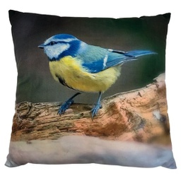 [SHM96777] Coussin oiseau bleu