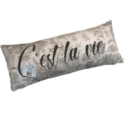 [4573] Coussin long "C'est la vie"